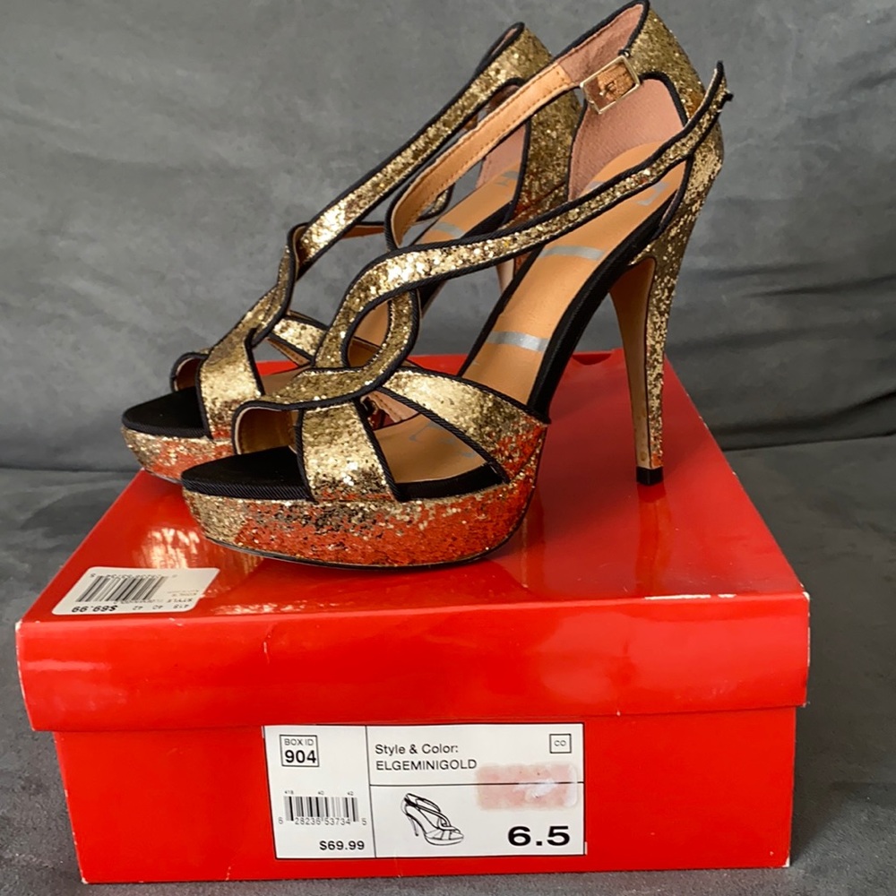 Elle Glitter Platforms